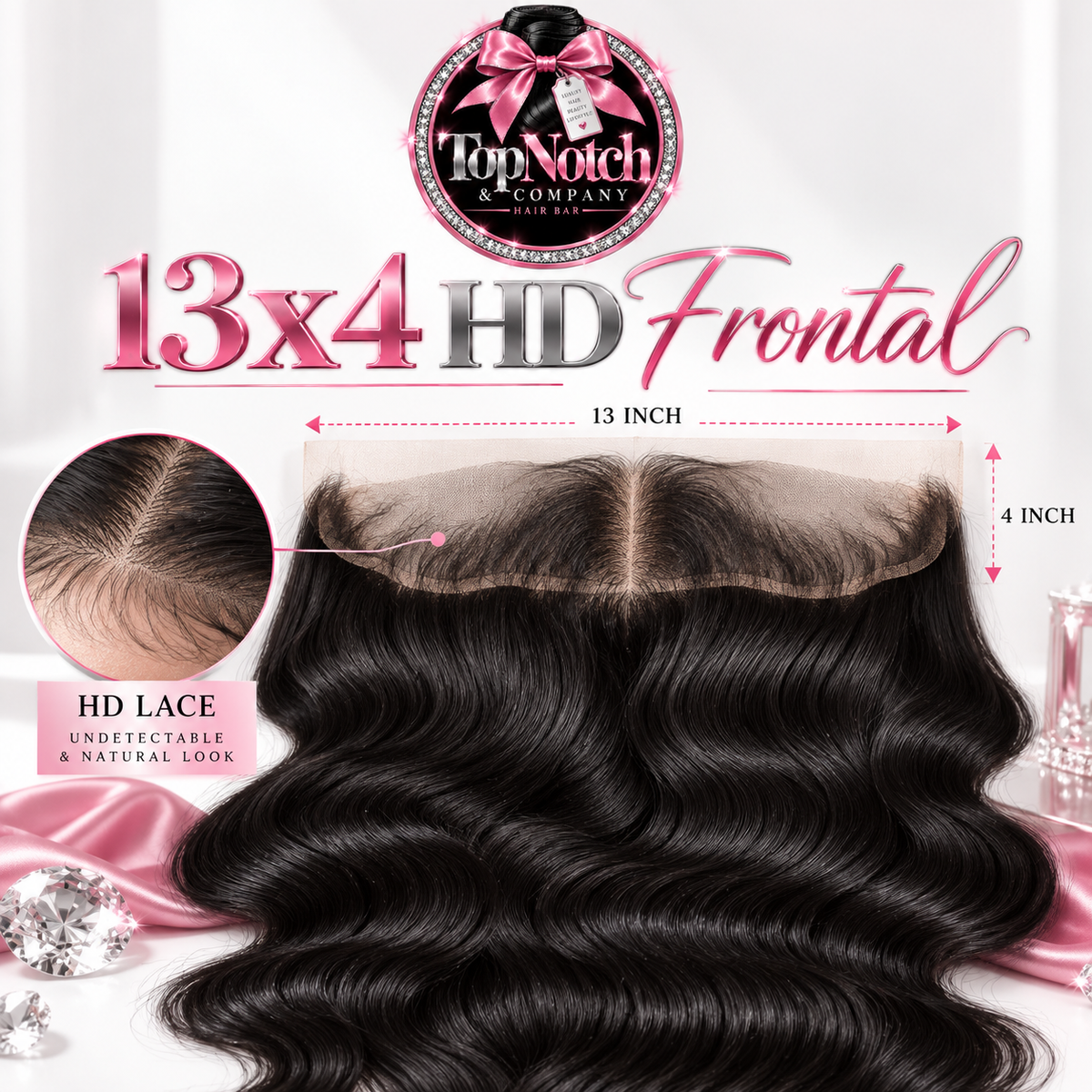 13x4 HD Frontal - Straight