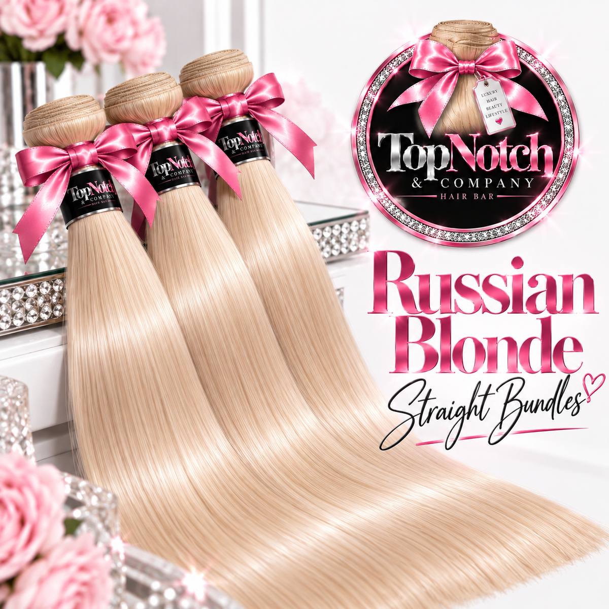 Russian Blonde - Straight Bundles